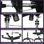 Gjpwyfdc Gaming Chair Tilt Mechanism Replacement, Heavy Duty 6'' X 8.7''- - Image 4