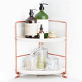 FSyueyun 2-Tier Corner Bathroom Counter Organizer, Tool-Less Installation by FSyueyun