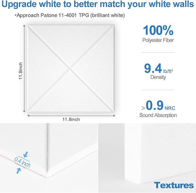 Sonicism 12 Pack X-Lined Acoustic Panels - Image 5