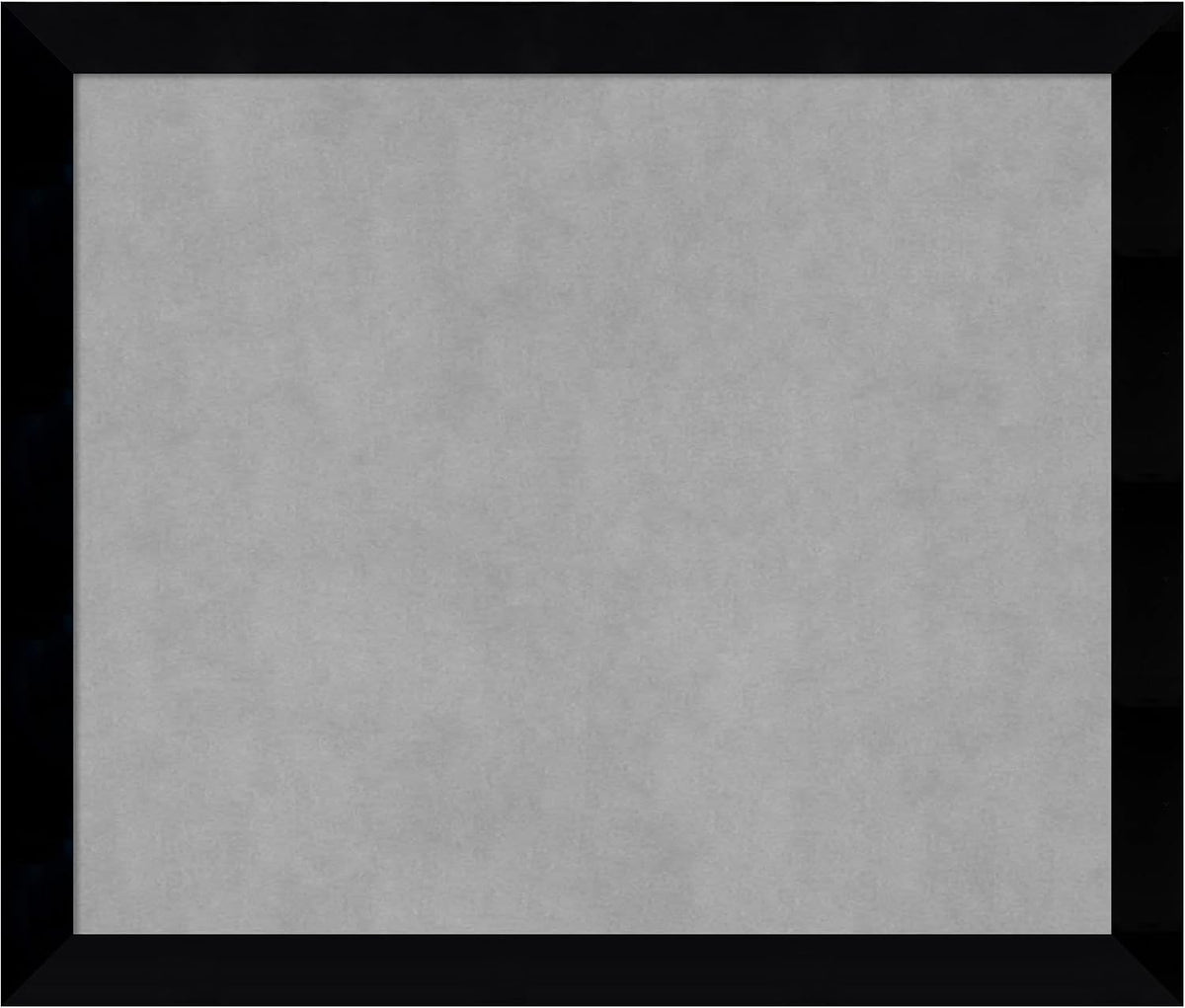 Amanti Art Black Framed Magnetic Board 23x27 Medium Vision Board