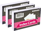 KAISA 3x5 Index Cards Flashcards 3 x 5 White Index Card Lined Ruled Note Cards by KAISA