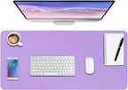 Boutilon Leather Desk Pad Protector, Non-Slip Mouse Pad, Laptop Desk Pad by Boutilon