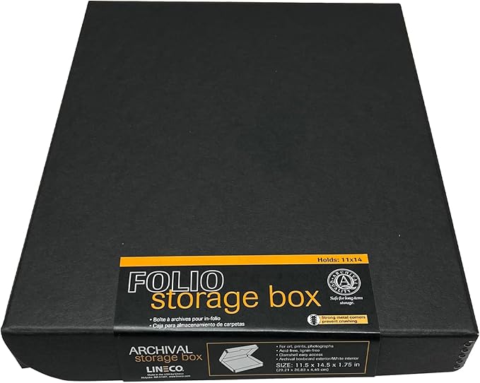 Lineco Folio Storage Box. Archival Clamshell by Lineco