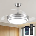 48 inch fandelier ceiling fan with light,modern retractable, main product view