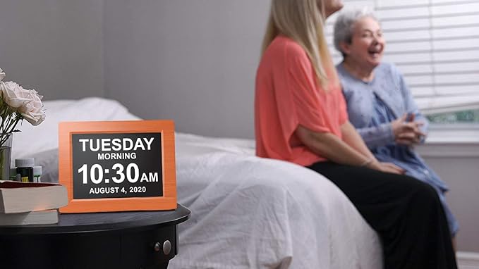 American Lifetime New 2026 Dementia Clock Large Digital Clock - Image 7