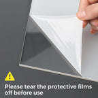 Smarpau Acrylic Sign Holder 4x6, 16 Pack Double-Sided Picture Frames Display - Image 2