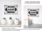 Tarika Progress Not Perfection 20X30 cm Iron Retro Look Decoration Poster Sign - Image 5