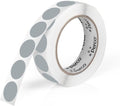 Perco Grey 1-Inch Round Circle Dot Sticker Labels by Perco