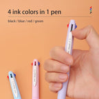 Lekreo Multi-color Ballpoint Pens, 4-in-1 Colored Pens 0.7 Medium Fine Point - Image 4