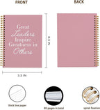 OXW Pink Meeting Notebooks for Work, Leadership Gifts Office Work Notebook - Image 4