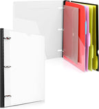 WOT I Telescoping Project Organizer, Refillable 3 Ring Binder by WOTI