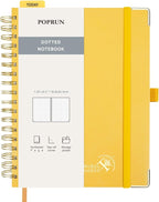 POPRUN Spiral Bullet Dotted Journal Notebook, 7-1/4" x 9-1/2" by POPRUN