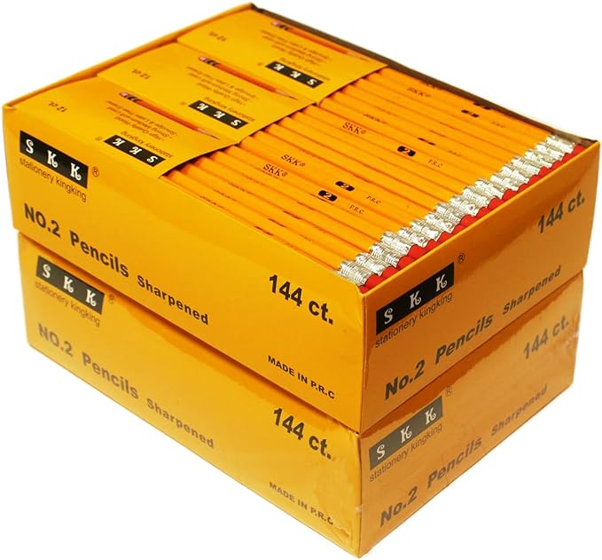 SKKSTATIONERY Pre-sharpened pencils, Pencils Sharpened by SKKSTATIONERY