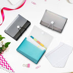 ForraFun 3 Set 3" x 5" Index Card Case Holds 100 Cards Includes Business - Image 5