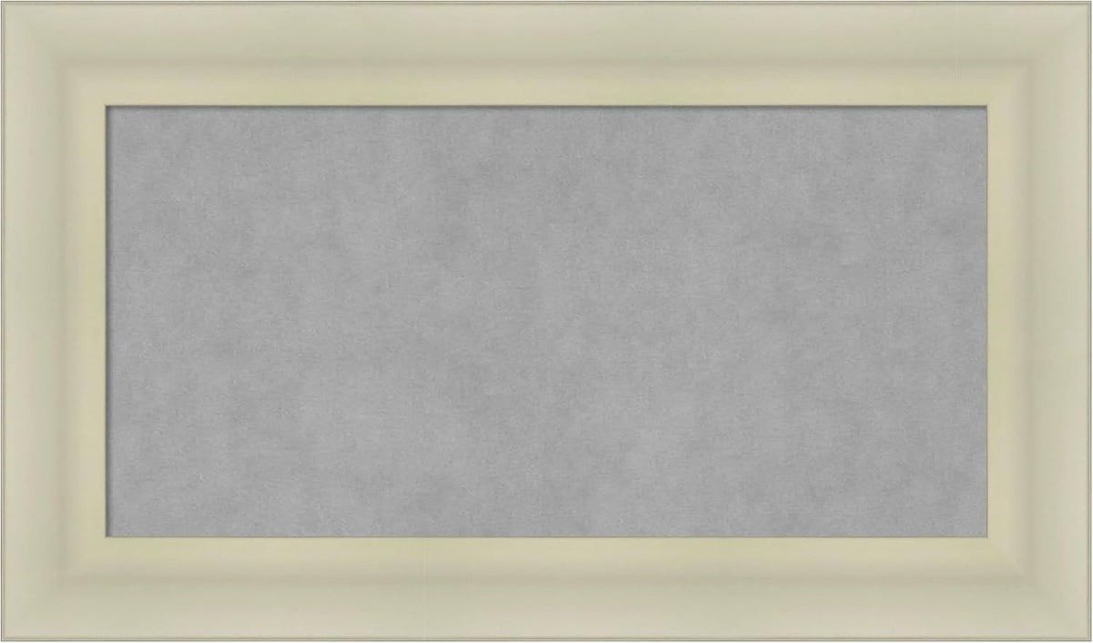Amanti Art Silver Framed Magnetic Board 17x29 Small Vision Board
