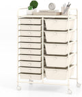 GLACER 15 Drawers Rolling Cart, Storage Cart by GLACERGrowupinhappiness