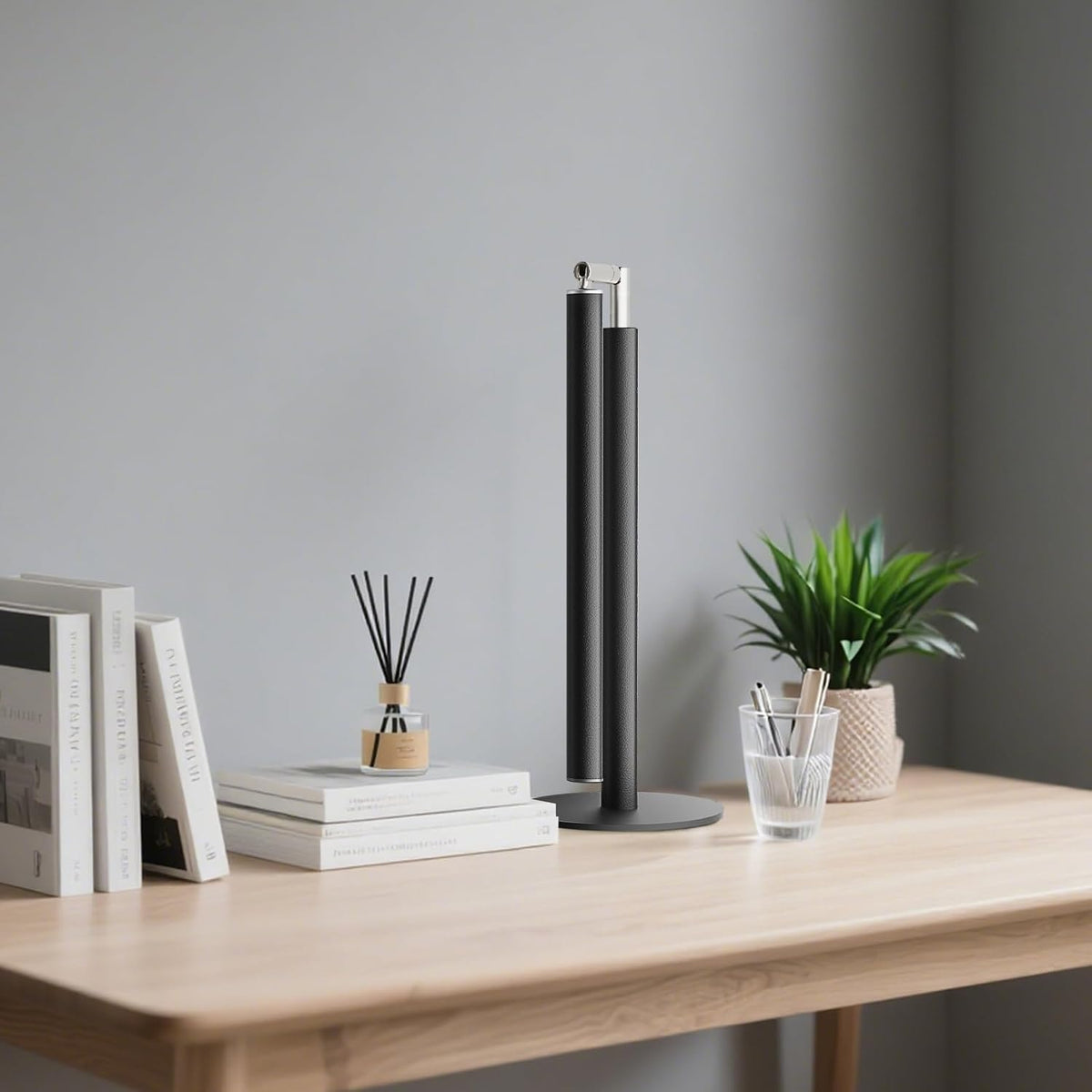 sibrille metal led desk lamp, 16" dimmable desk, view 9