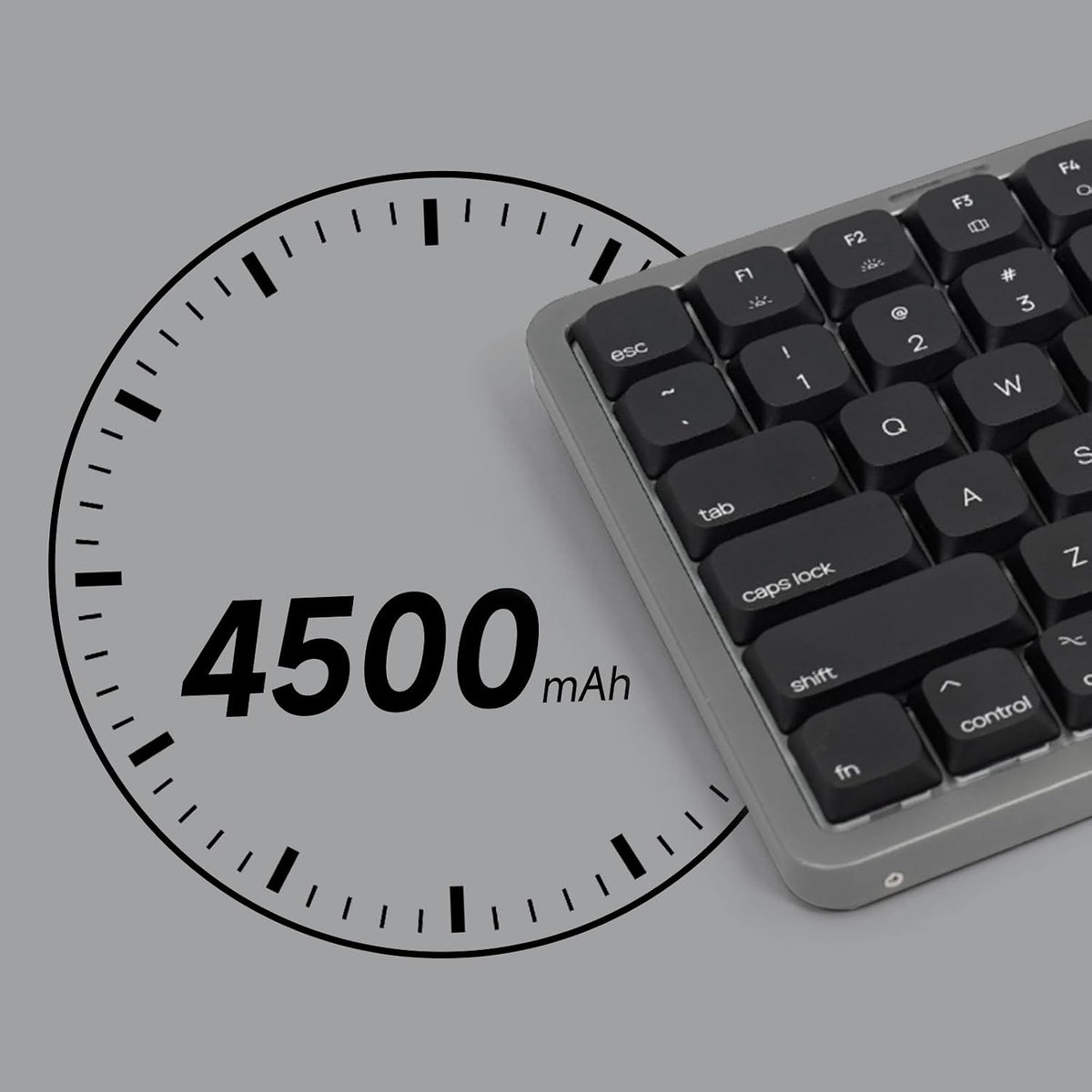Akko Air 01 Low Profile Wireless Mechanical Keyboard RGB Backlit, Hot Swappab...
