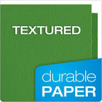 Oxford Twin-Pocket Folders, Textured Paper, Letter Size, Holds 100 Sheets - Image 4