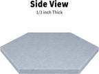 12'' Medium Hexagon Cork-Bulletin Board Tiles Adhesive 10PCS 12x10 inch - Image 3