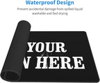 OHORTEB Custom Mouse Pad with Photo, Personalized Image Text Laptop Desk Mat - Image 3