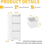 Reegangfa 3 Drawer File Cabinet - Image 3