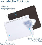 Blue Summit Supplies Hanging File Folders, 25 Reinforced Hang Folders, Designed - Image 2