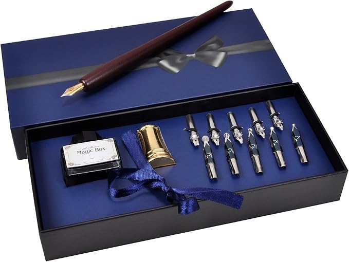 Plotube Wooden Pen Calligraphy Set by Unknown