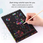 POKONBOY 16 Pack Scratch Arts and Crafts Notebooks, Scratch Note Pads - Image 3