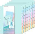 Forvencer 48Pcs/6Set Binder Dividers by Forvencer