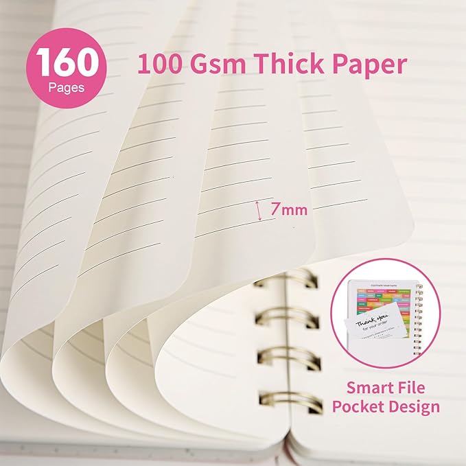 Spiral Notebook-5.75" x 8.125" College Ruled Journal - Image 3
