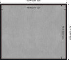 Amanti Art Black Framed Magnetic Board 42x50 Oversize Vision Board - Image 4