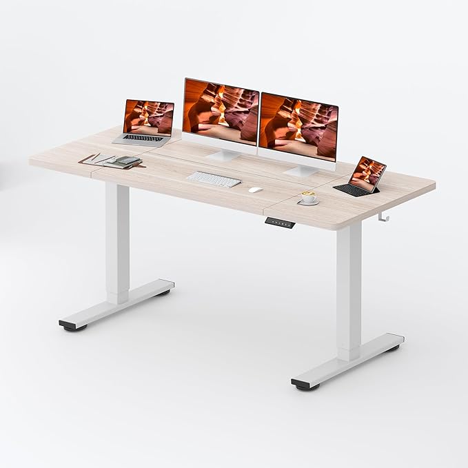 FitStand Standing Desk, Large 71x31 Inches Height Adjustable Stand Up Desks by FitStand
