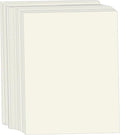 100 Sheets Cream Cardstock 8.5 x 11, Creebe 65lb Ivory Card Stock Off White by Unknown