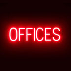 SpellBrite OFFICES Sign | Directional Sign by SpellBrite