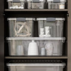Superio Storage Bins with Lids, Stackable Totes, BPA Free, Odor Free, Organizer - Image 9