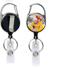 Personalized Retractable ID Badge Holder Clip, Customized Badge Reel by CustomGiftAccessory