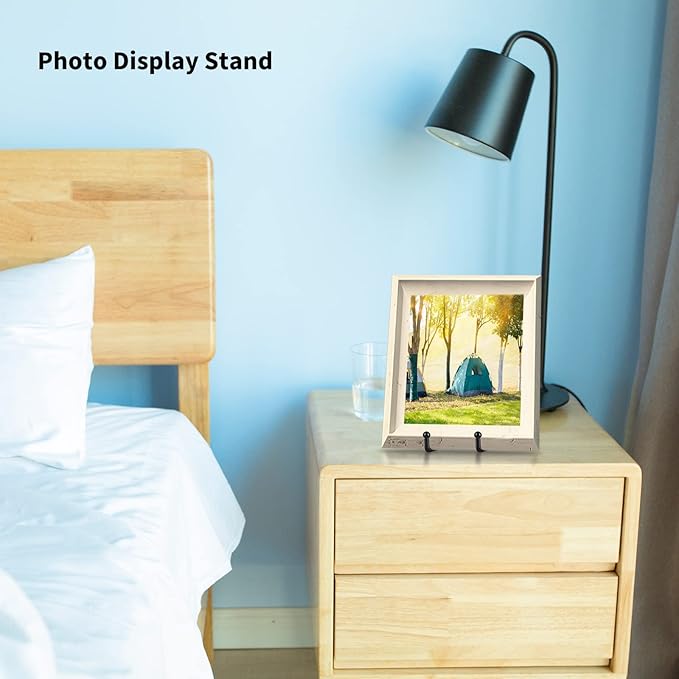 Decolore 6 Inch 5 Pack Black Metal Display Stands Plate Holder Display Stands - Image 6