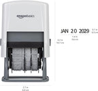 Amazon Basics Self-Inking Date Stamp, Rectangular, 2.56" x 1.69" x 4.13" - Image 5