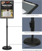 VAIIGO 11 x 17 Inch Adjustable Pedestal Sign Holder Poster Stand, Heavy Duty - Image 4