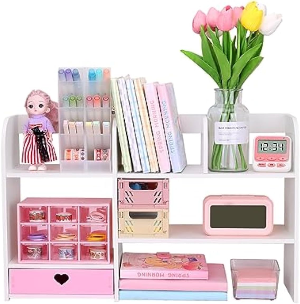 cute bookshelves cute bookshelf for desk kawaii desk, main product view