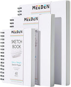 MEEDEN 8"x10" Sketchbook Paper Pad: 122lb/180gsm Spiral Bound Art Sketch Book - Image 9
