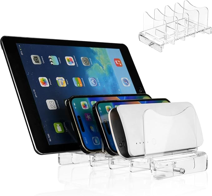 CaSZLUTION Acrylic Multi Device Organizer Stand Base - Image 9