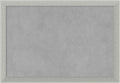 Amanti Art Silver Framed Magnetic Board 14x20 Small Vision Board
