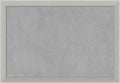 Amanti Art Silver Framed Magnetic Board 14x20 Small Vision Board by AmantiArt