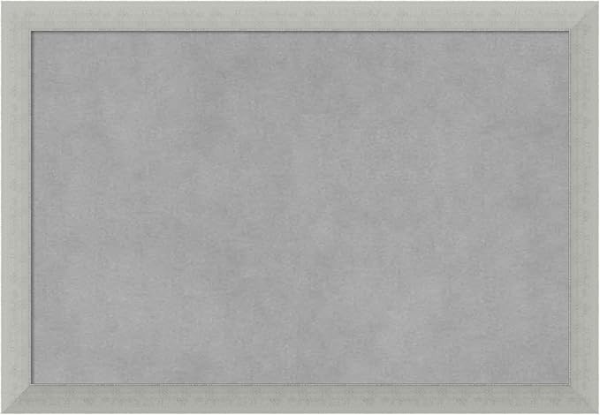 Amanti Art Silver Framed Magnetic Board 14x20 Small Vision Board by AmantiArt