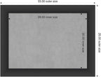 Amanti Art Black Framed Magnetic Board 25x33 Medium Vision Board - Image 2