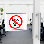 PecMuikee Horizontal Acrylic Sign Holder 8.5x11, Wall Mount Acrylic Sign Holder - Image 7
