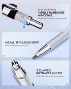 Nicpro 37PCS Art Mechanical Pencil Set, 0.5 mm, 0.7 mm, 0.9 mm & 2PCS 2mm Lead - Image 2