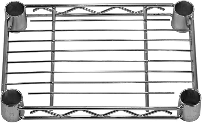 Shelving Inc. 8" d x 12" w Chrome Wire Shelving - Image 3